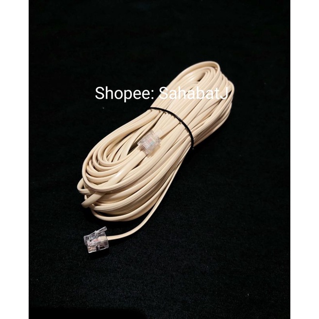 Kabel Telepon 20m / telp 20 meter tlp