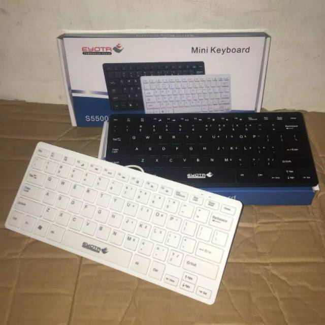 Keyboard Mini kabel USB Eyota S5500 - Key boad Eyota S5500 Mini Warna Hitam