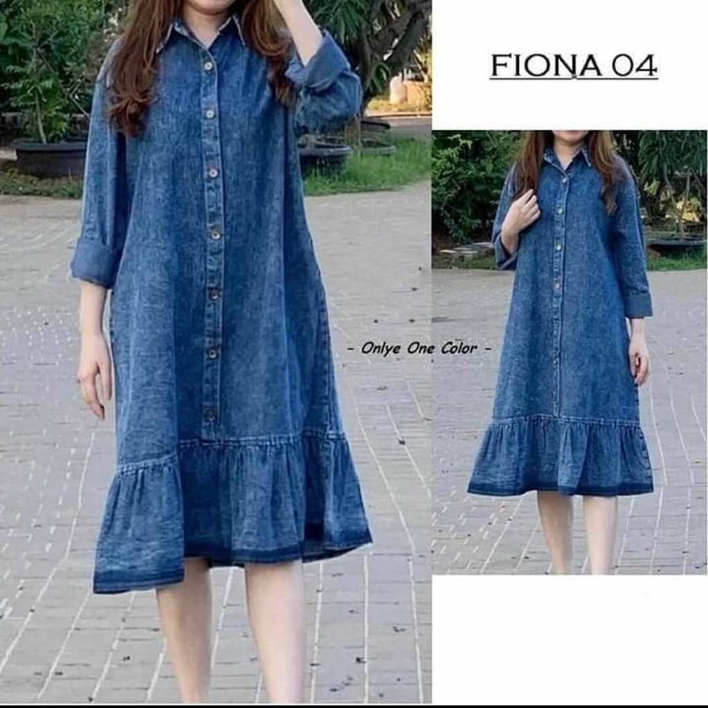 TUNIK JEANS  TUNIK MURAH  TUNIK WANITA  LONG TUNIK