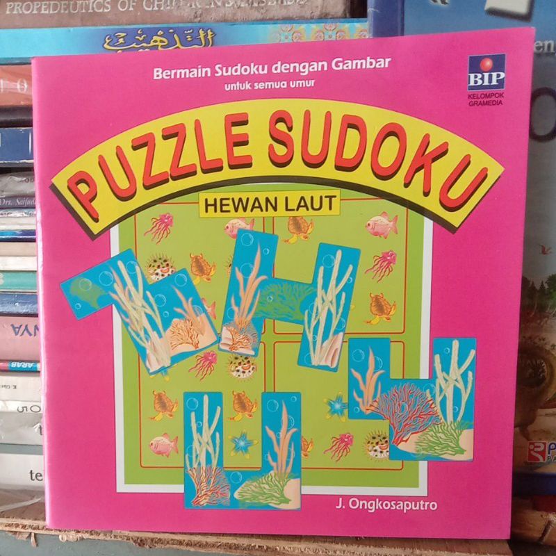 Buku Puzzle Sudoku Hewan Laut