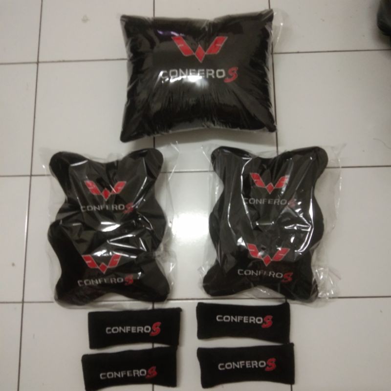 bantal mobil aksesoris interior mobil carset confero