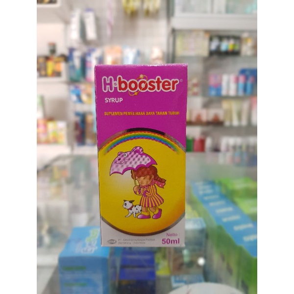 H-booster Sirup 50ml / Suplemen / Daya Tahan Tubuh / H Booster