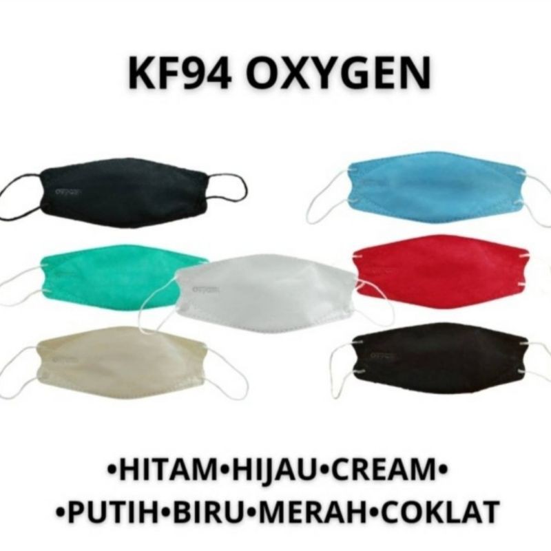Masker KF94 oxygen protective mask masker korea 1 box isi 20pcs
