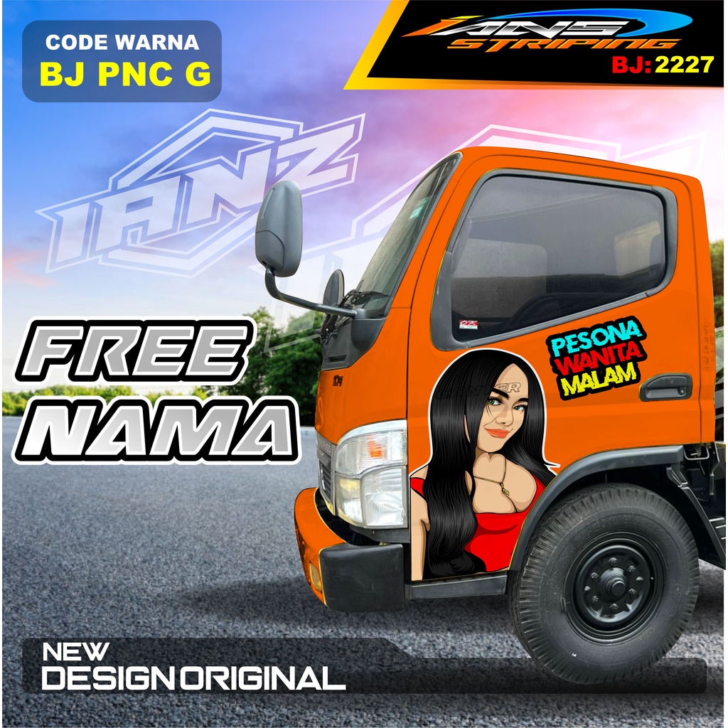 VARIASI STIKER PINTU TRUK FUSO RAGASA / DECAL PINTU DUMTRUK  / STIKER MOBIL TRUK / STIKER PINTU TRUK KEREN