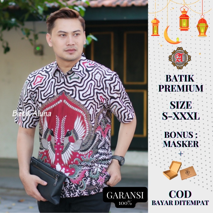 Kemeja Batik Baju Batik Pria  Batik Pria Lengan Pendek Terbaru Fashion baju Batik Terbaik  Pria Bati