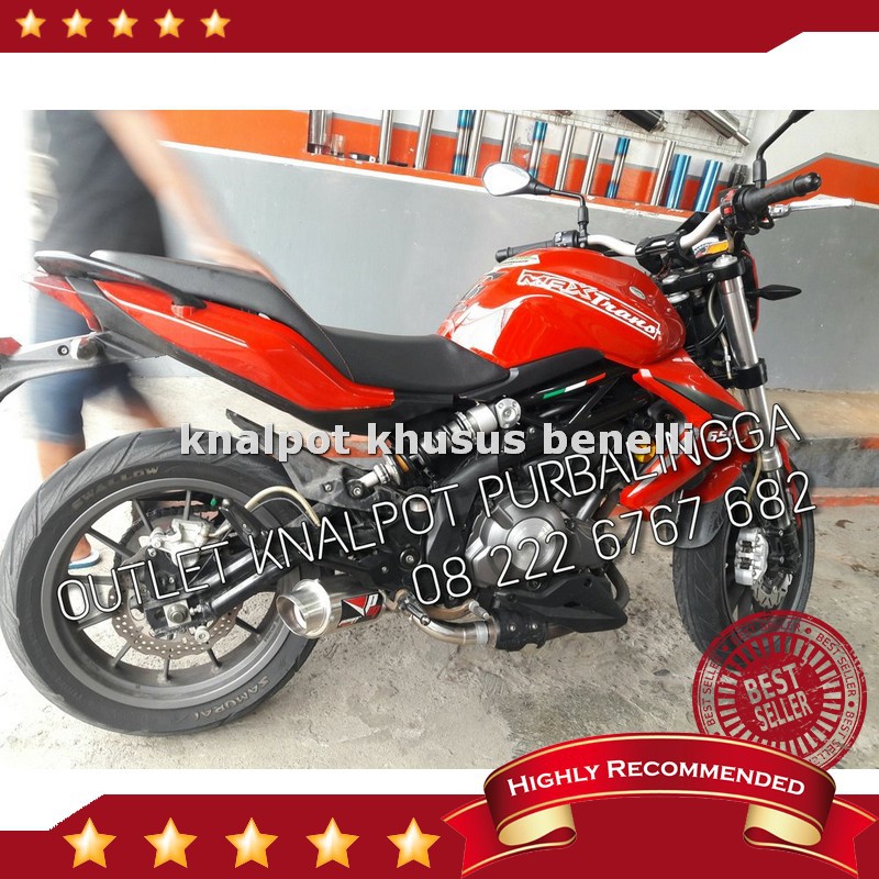 Jual knalpot Benelli 250 slip on Power Max AR