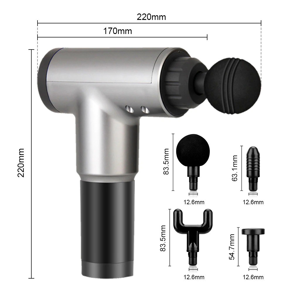 Alat Pijat Pijit Getar Pundak Punggung Elektrik Fascial Gun Massage