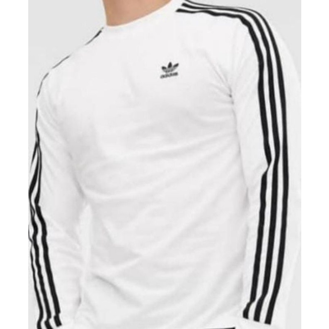 Ready stok Tshirt kaos lengan panjang pria Adidas vintage