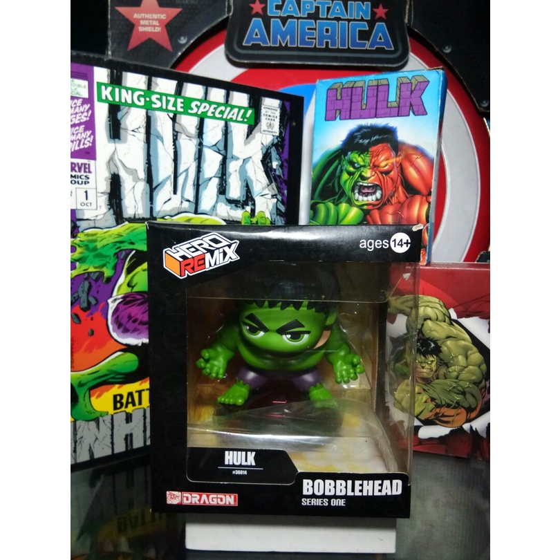 Dragon Hero Remix Figure Hulk #36014 Bobble head Series One