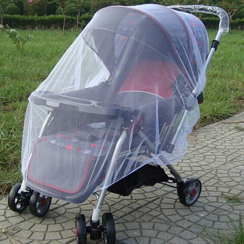 Jaring Anti Nyamuk Stroller Kereta Bayi Mosquito Net Safe - 7001-C - White