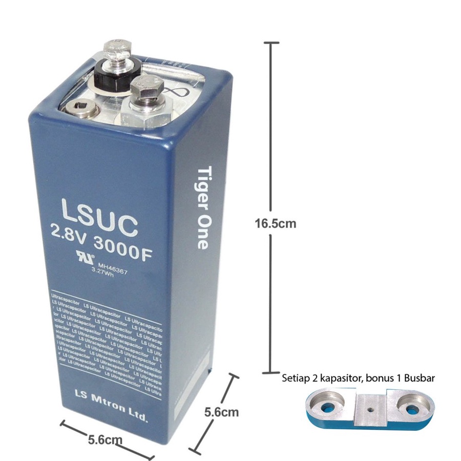 Ultra Capacitor Kapasitor Super Capacitor kapasitor 2.8V 3000F LSUC