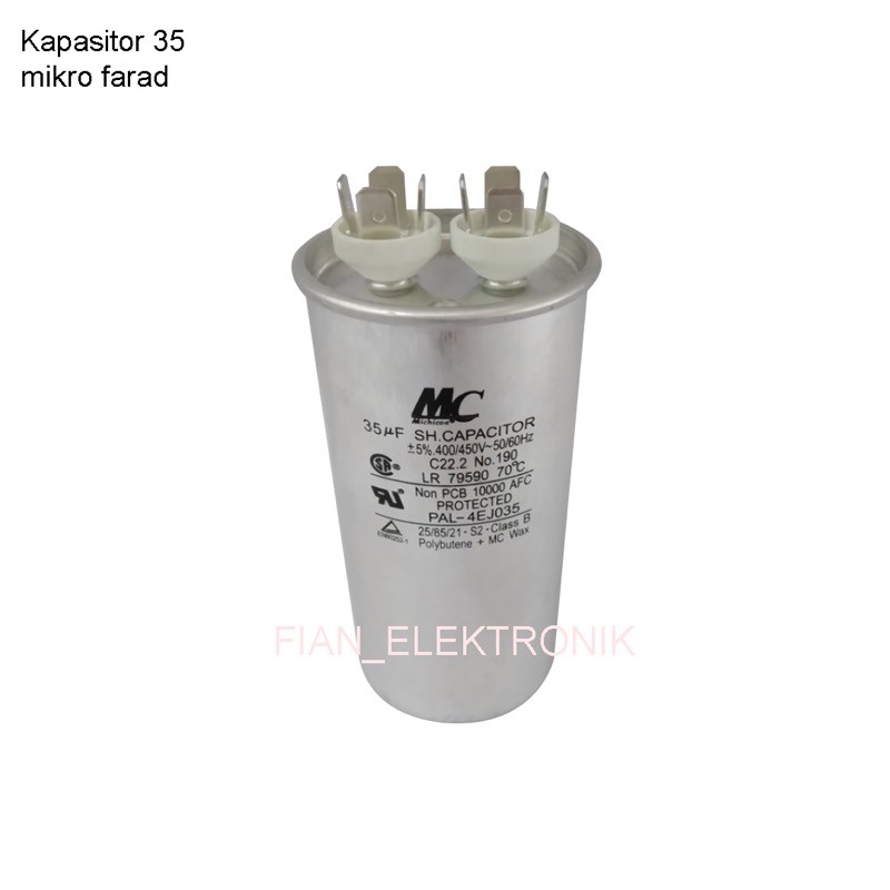 kapasitor | capasitor 35 mikro farad