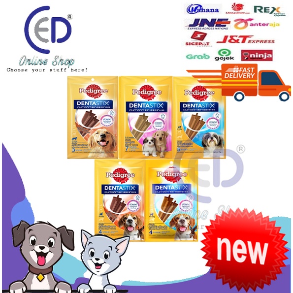 Makanan anjing pedigree dentastix all varian