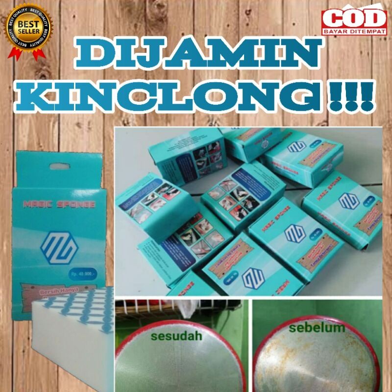 SPONS AJAIB - MAGIC SPONS - NANO MAGIC SPONGE - BUSA PEMBERSIH SERBAGUNA