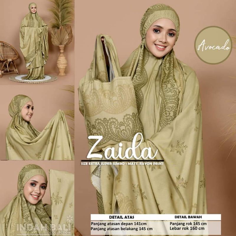 Mukena Dewasa Extra Jumbo Zaida Bali
