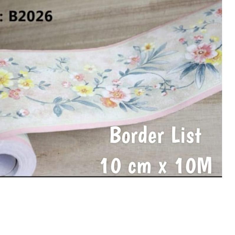 10 meter Wallborder / wall border / wallpaper list dinding UKURAN 10 METER