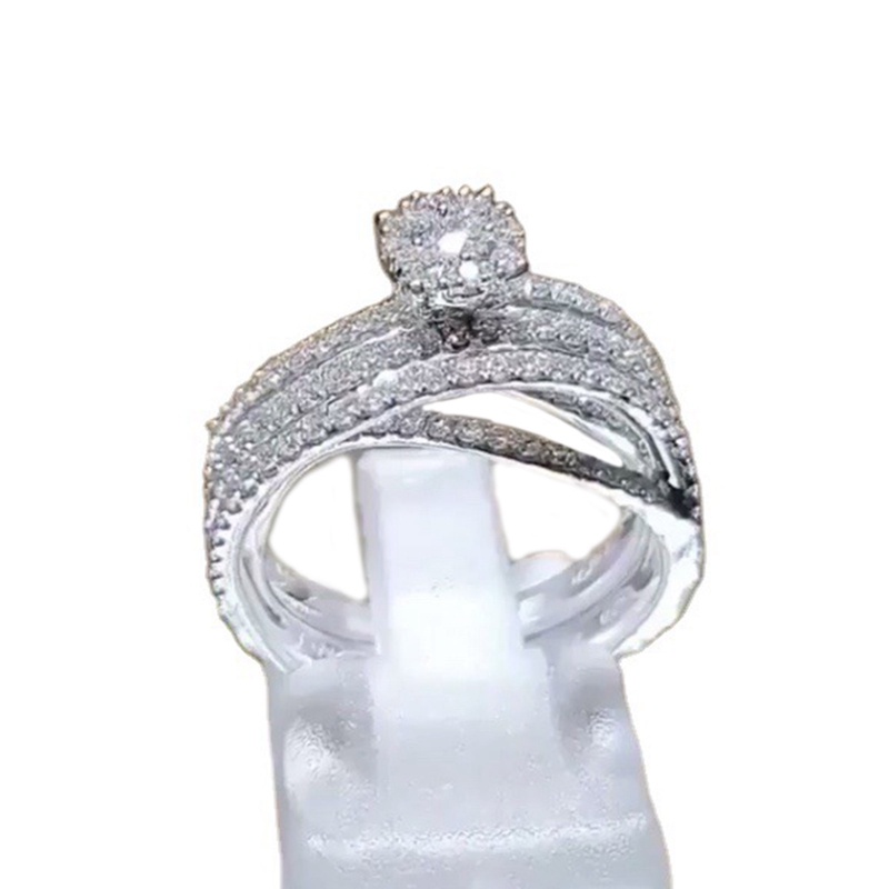 Cincin Batu Zircon Besar Untuk Wanita