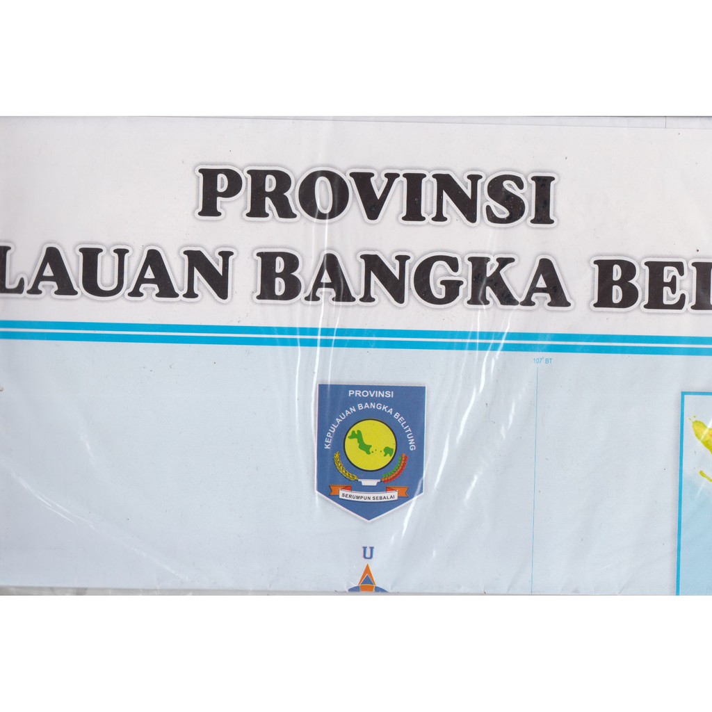 Peta Lipat Kepulauan Bangka Belitung / CV Buana Baru