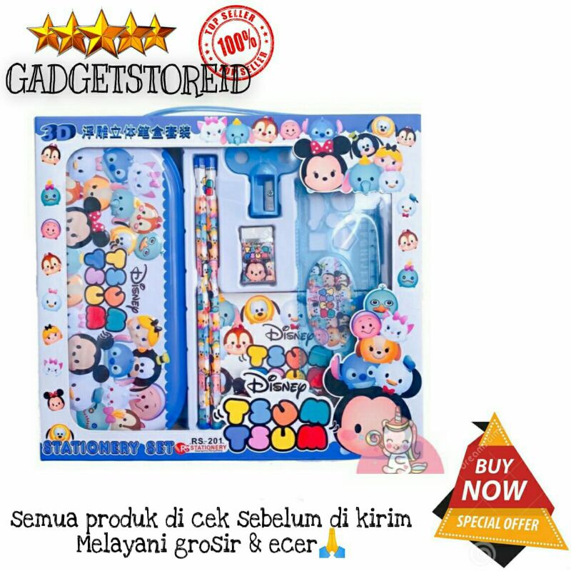 

GG - Kotak pensil / tempat pensil set premium / perlengkapan sekolah alat tulis / tempat pensil Rs 201