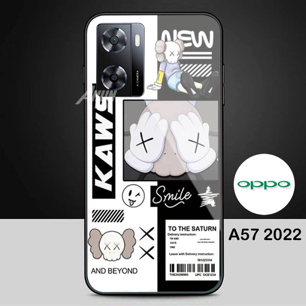 Softcase Glass Kaca Oppo A57 / A77S  - Casing Hp Oppo A57 / A77S - Case Hp  Oppo A57 / A77S  - Softc