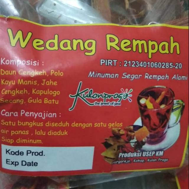 

Wedang uwuh khas kulonprogo