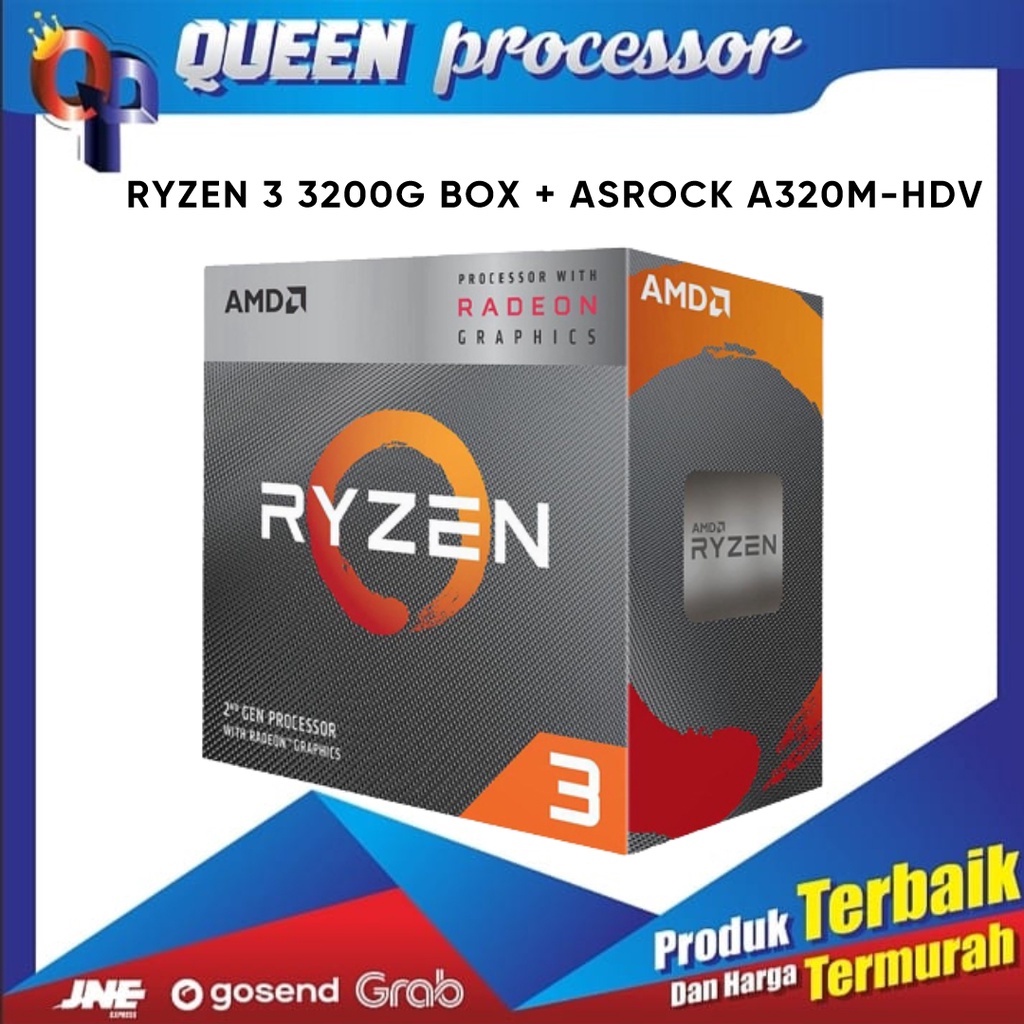 processor amd ryzen 3 3200g 3 6 ghz box
