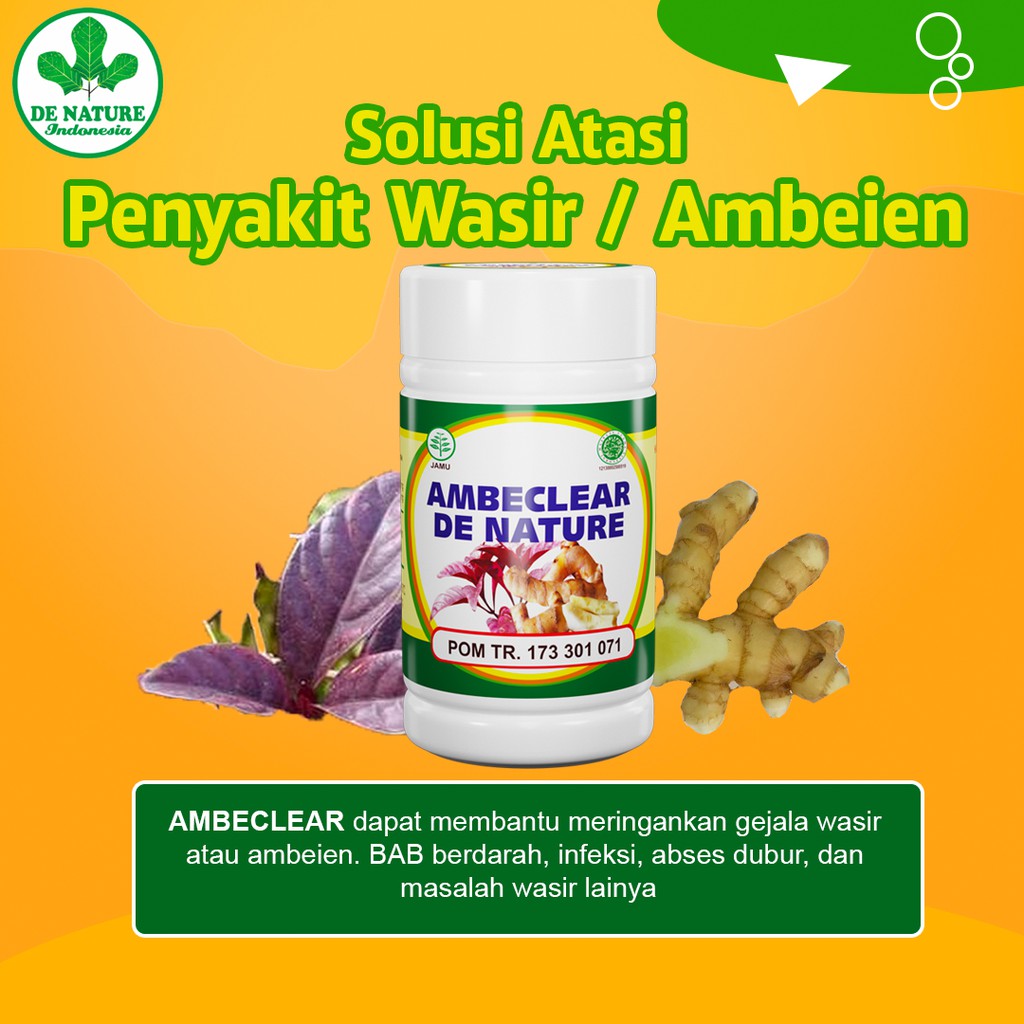 

ASLI OBAT HERBAL BENJOLAN WASIR AMBEYEN AMBEIEN BAGIAN DALAM- BAB SAKIT BERDARAH AMBECLEAR DE NATURE
