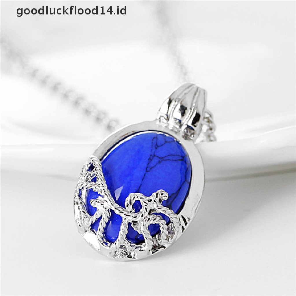 [OOID] Film The Vampire Diaries Katherine Fashion Anti-sunlight Lapis Lazuli Pendant Necklace ID