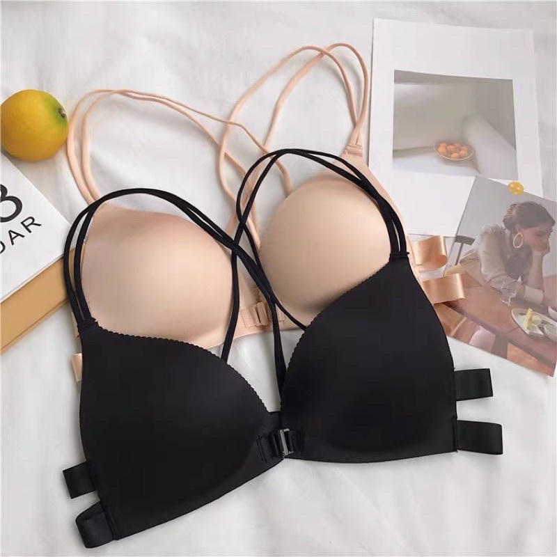 LMB 2strip BRA IMPOR FASHION KAIT DEPAN IMPOR