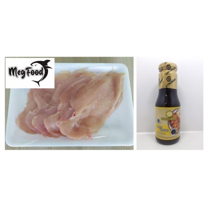 

Chicken Breast Slice + Kikkoman Katsu Sauce 300 gram