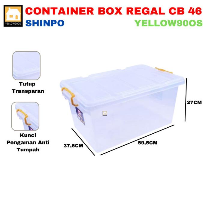 

Container Box Regal Cb 46 Liter Shinpo 139 Cb46