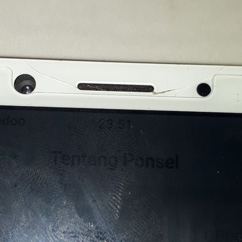 hp oppo f5 youth minus retak dikit atas