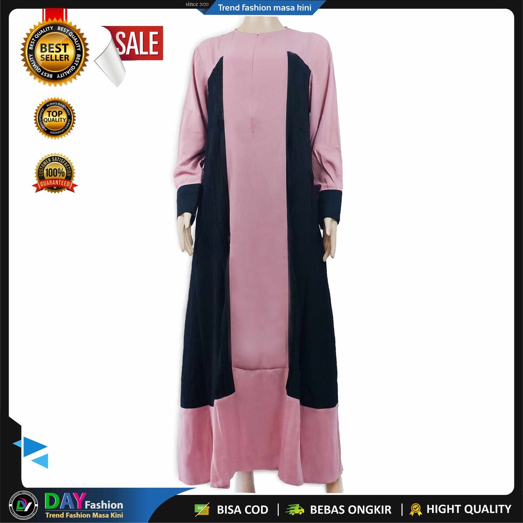 Gamis Muslim Fadhella Renatha | Dress Muslim | DAY Fashion | Catton High Quality