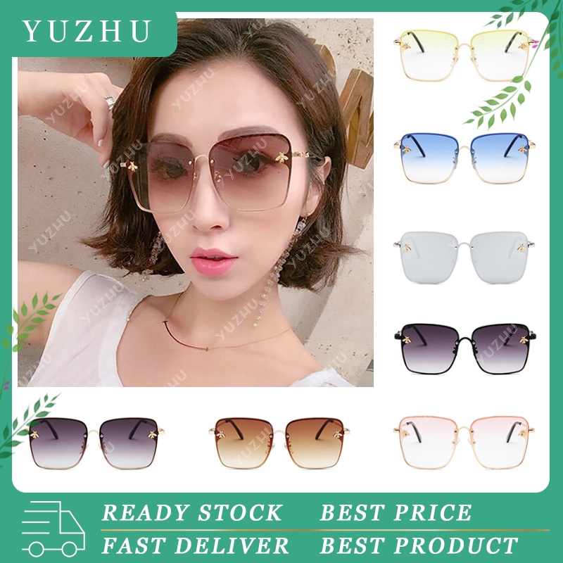 (YUZHU) Bayar Di Tempat Kacamata Sunglasses Wanita Fashion Kacamata Hitam Gradasi