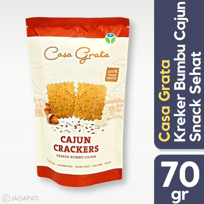 

Casagrata - Cajun Crackers 70gr - Cemilan - Snack Sehat