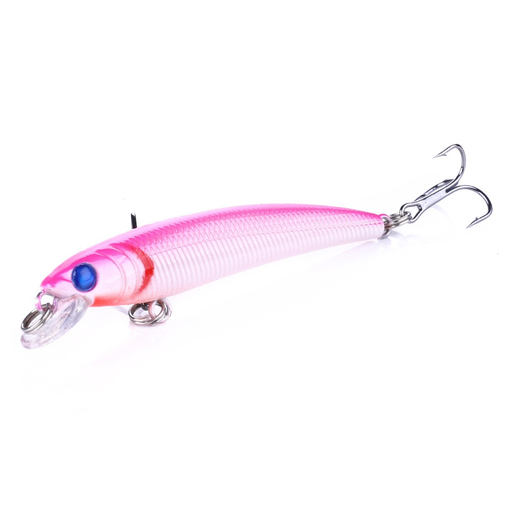 HENGJIA 1PCS Mini Hard Fishing Lure 7.5cm/5.6g Artificial Fishing Bait Floating Minnow Lure Tackle