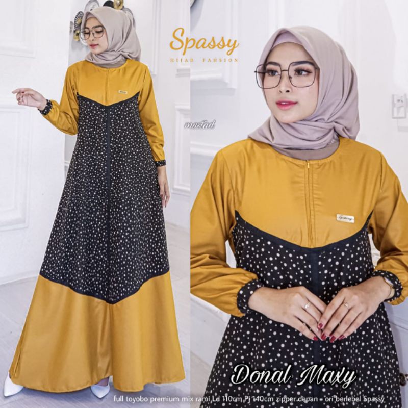 Donal maxi Dres Muslim Wanita terbaru premium original