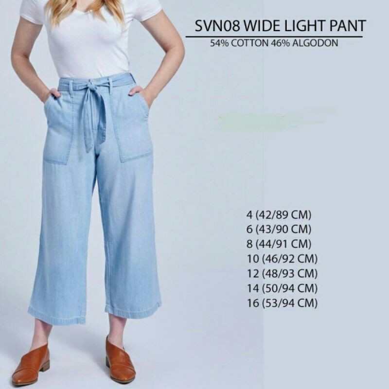 Celana Kulot Wanita Seven7 Wide Leg Pants Original Branded