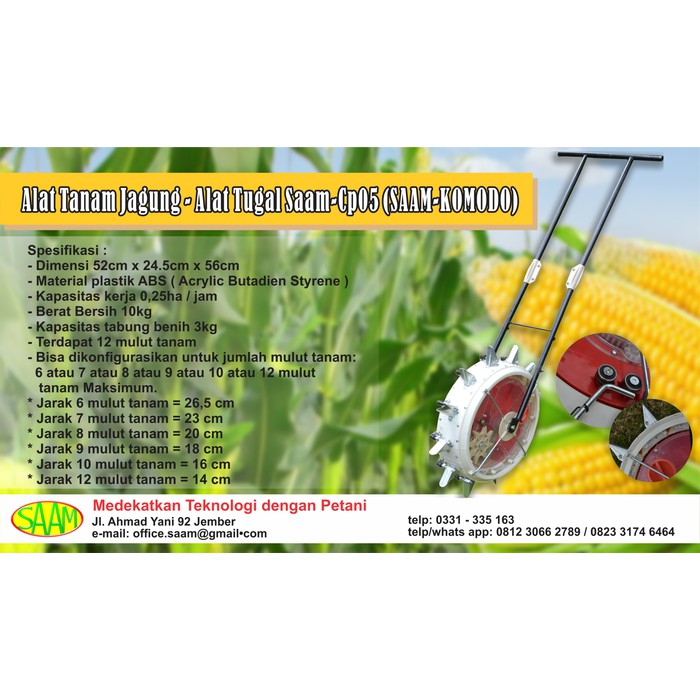 ready Alat tanam jagung/Benih SAAM-CP05