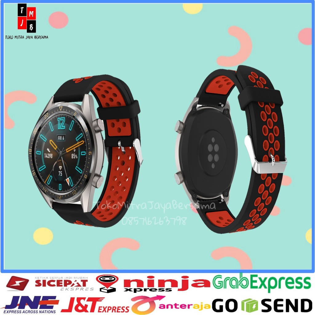 SPORT STRAP SILICONE HUAWEI HONOR MAGIC WATCH 22 MM TALI JAM TANGAN SILIKON