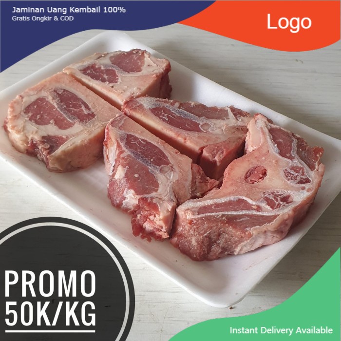 

BUNTUT SAPI / OXTAIL TULANG BONGGOL 1KG