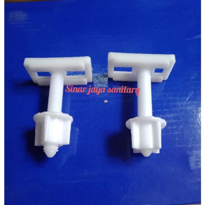 Baut soft closet toto 4,5cm x 2,5cm / baut kloset kotak / baut toto