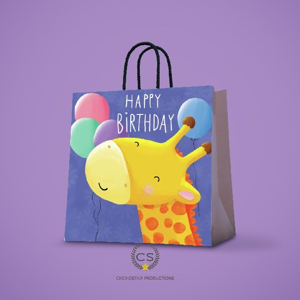 

Paperbag kado animal/paperbag birthday/hampers anak/goodie bag - 1