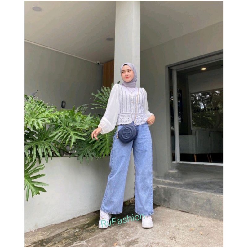 SHANA KULOT LOOSE WANITA HIGHWAIST // KULOT LIPAT