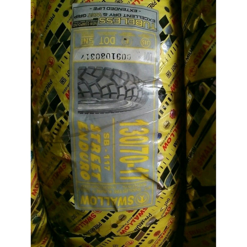 Ban Swallow Tubeless 130 70 17 Bagus