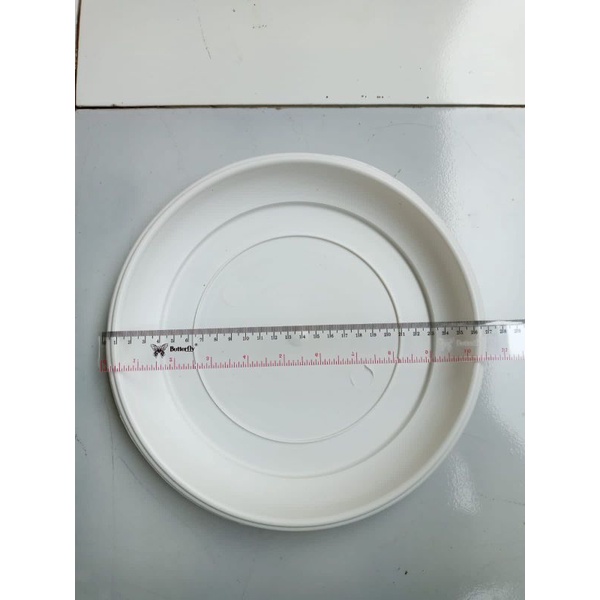 Tatakan pot 25cm, alas pot 25cm putih, lavenia 32