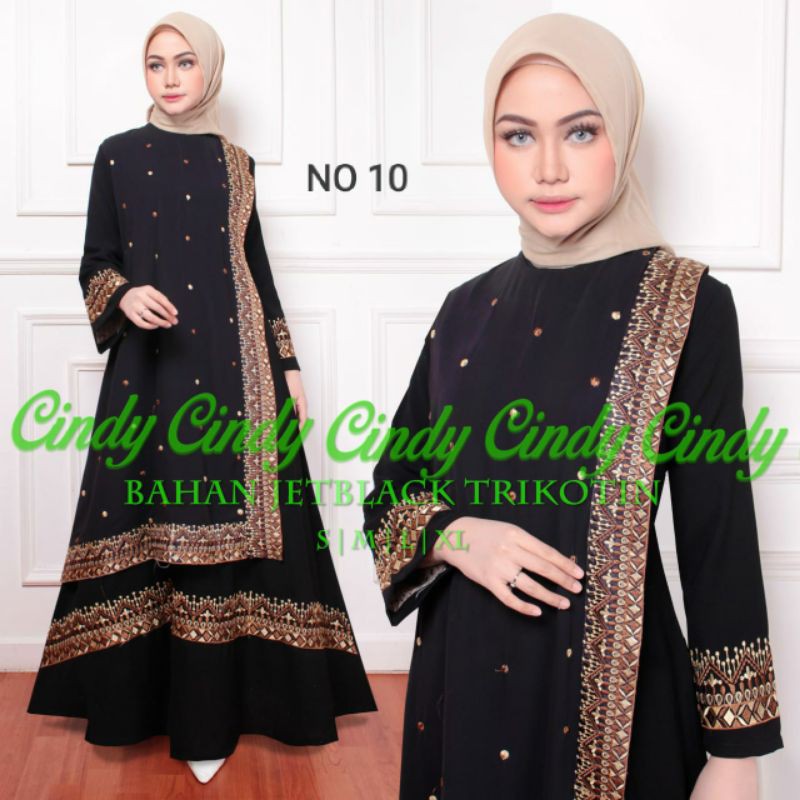 (COD)GAMIS HITAM ARAB/GAMIS HITAM/GAMIS ARAB