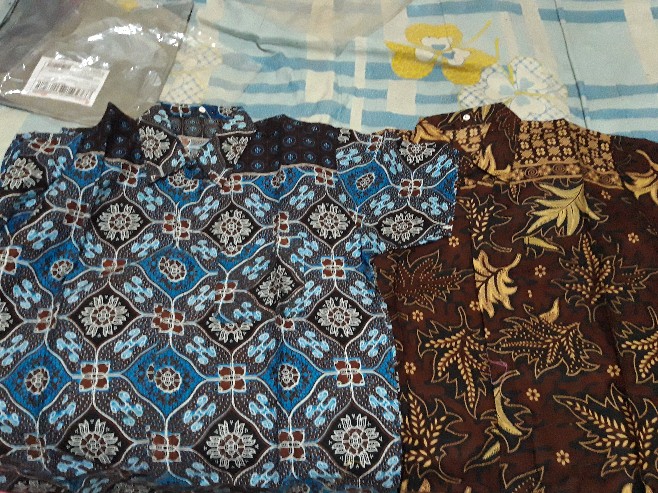 Size M L Xl Xxl Xxxl Bswart Batik Hrb026 Kenongo Hem Pendek Padi Pekalongan M L Xl Batik Pria Murahl