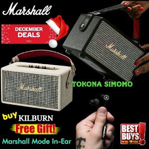 Terlaris  Marshall Kilburn Bluetooth Portable Speaker  Murah