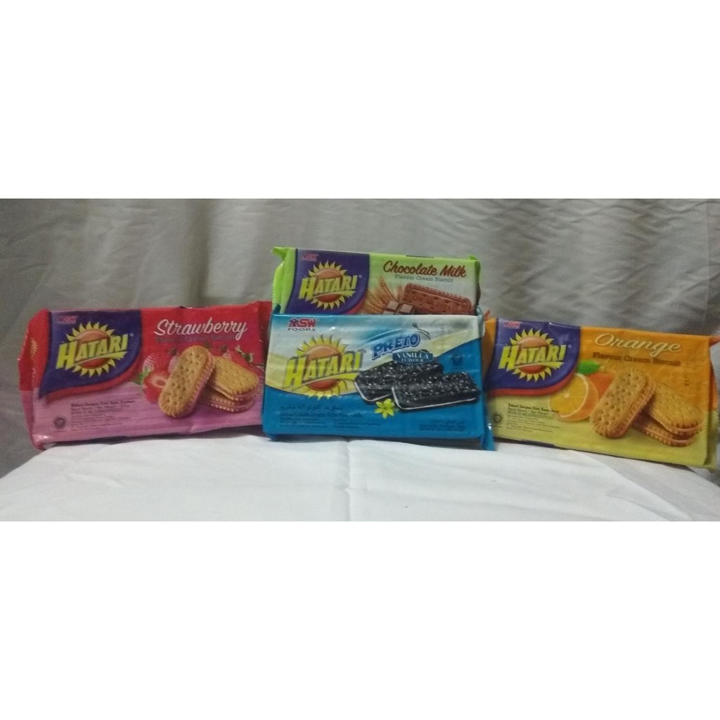 

Vania Snack Biskuit Hatari Cream /Biskuit/Wafer/Aneka Snack